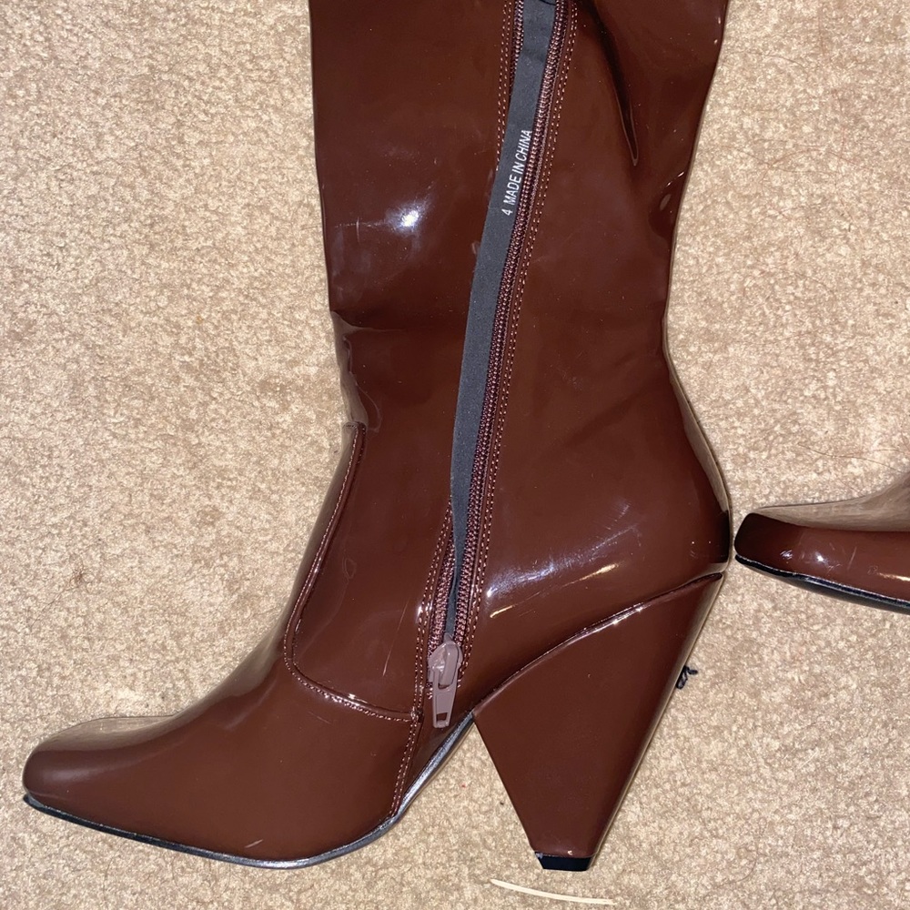 Brown Thigh High Boots